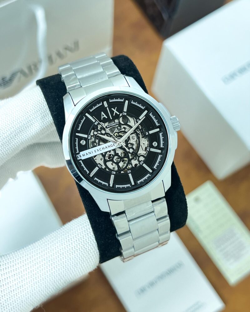 Armani Exchange AX2415 Skeleton Black Dial Automatic
