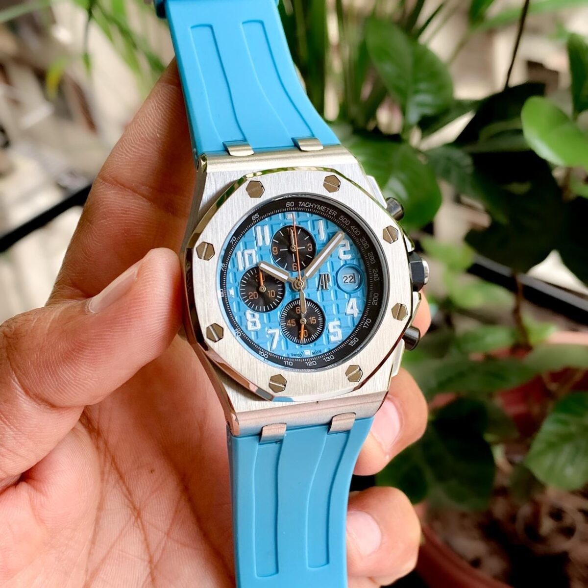 Audemars Piguet Offshore Chronograph Light-Blue  Watch