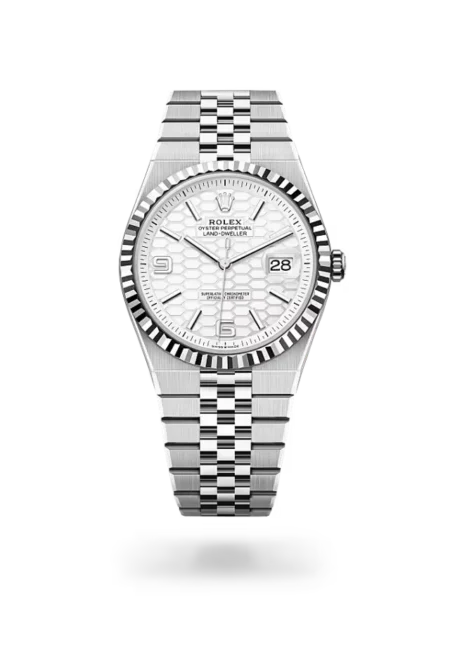 Rolex Super Clone Land Dweller 40mm Oystersteel and White Gold