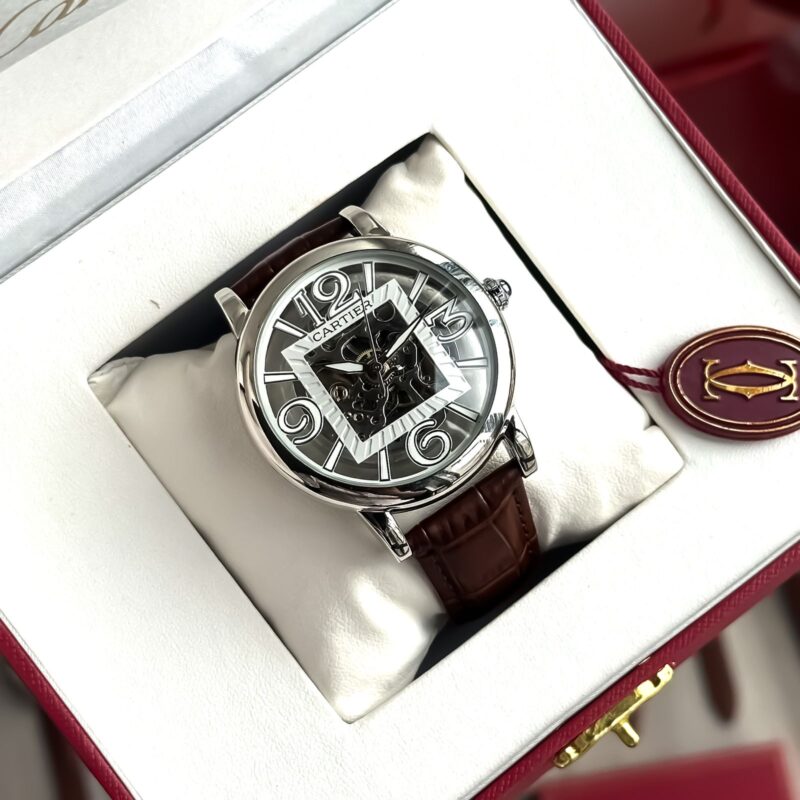 Cartier Ballon Skeleton White Dial  Watch