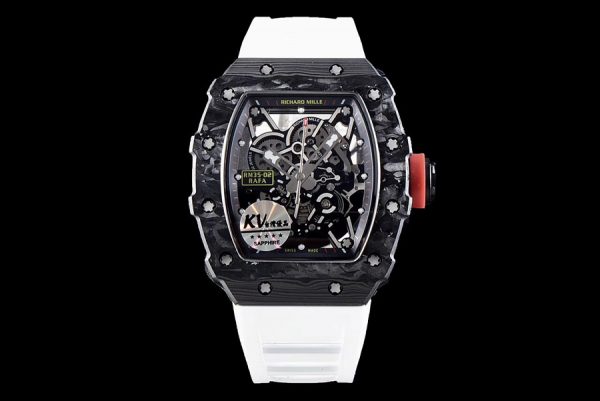 Richard Mille Super Clone RM 35-02 V3 Upgraded White Strap Super Clone