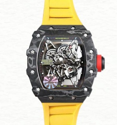Richard Mille Super Clone RM35-02 Mechanical Men Watch Transparent Dial