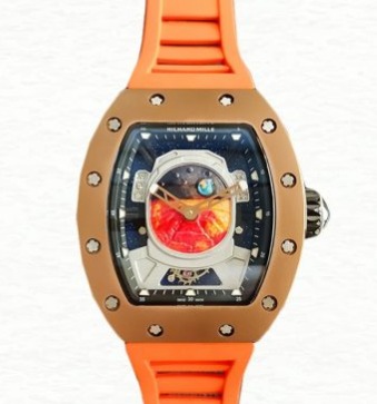 Richard Mille Super Clone RM52-05 Mechanical Men Mars Earth Dial Rubber Band