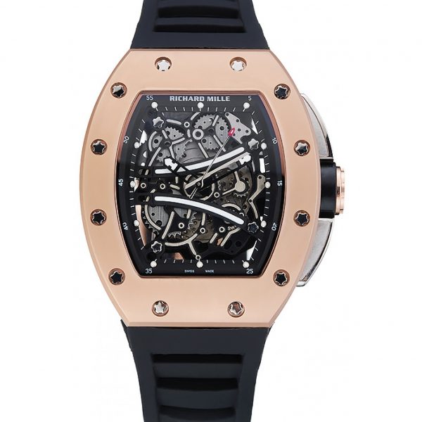 Richard Mille Super Clone RM 61-01 1454203 Black Dial Men Watch